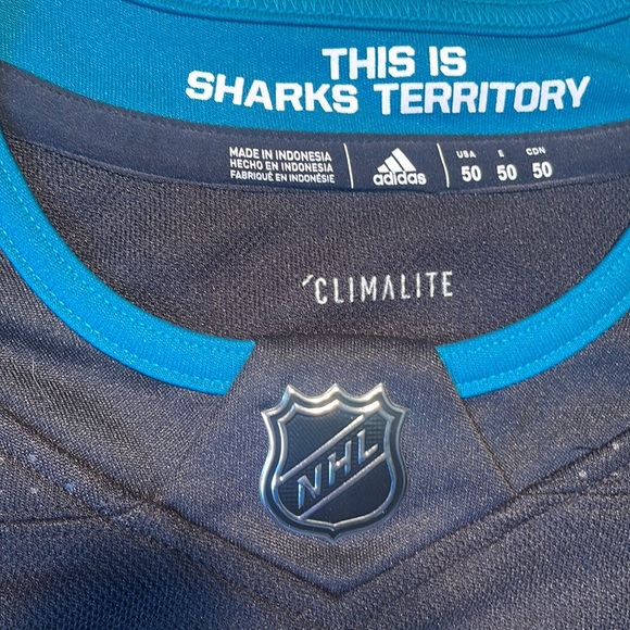 San Jose Sharks Adidas Alternate Jersey - Picture 5 of 5